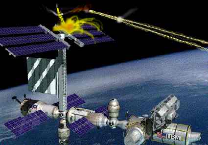 [A battle fought around Mir space station]